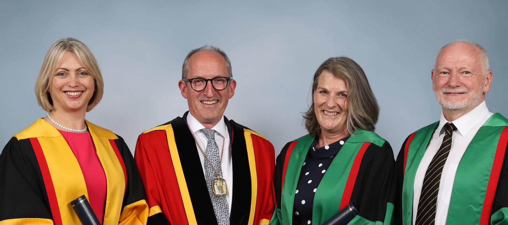 College honours distinguished figures at diploma ceremony